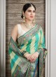Wedding Wear Banarasi Silk Saree With Unstitched Blouse